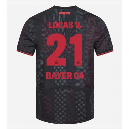 Moški Nogometni dresi Bayer Leverkusen Lucas Vazquez #21 Domači 2025-26 Kratek Rokav